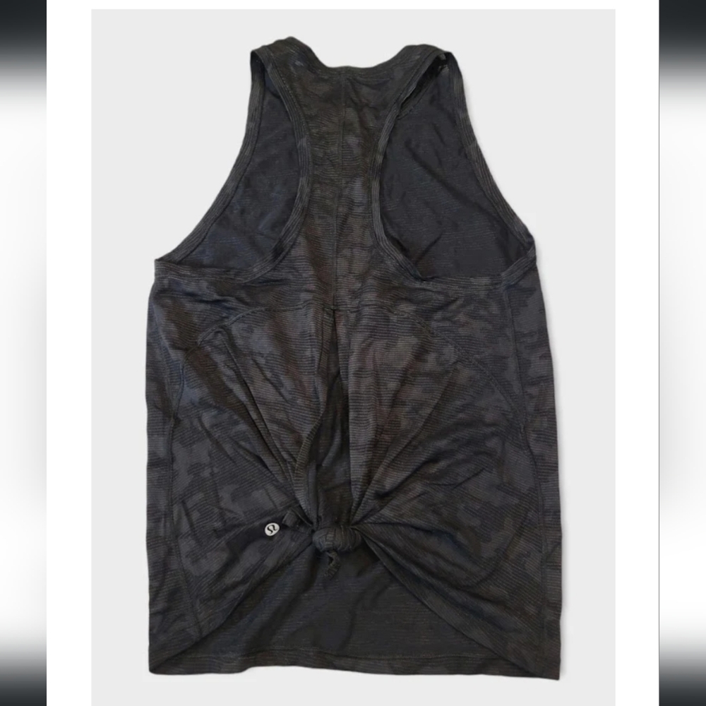 Size 6 - Lululemon Miles Ahead Tank (Camo)